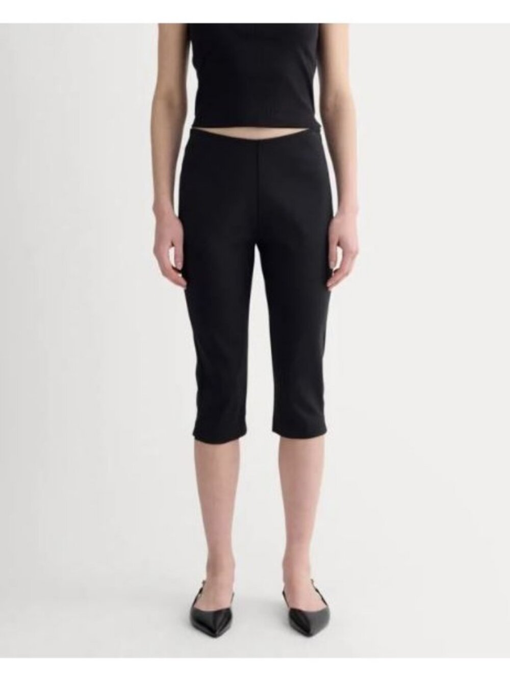 Everlane The Dream Capri Pant Black Size XL NWOT